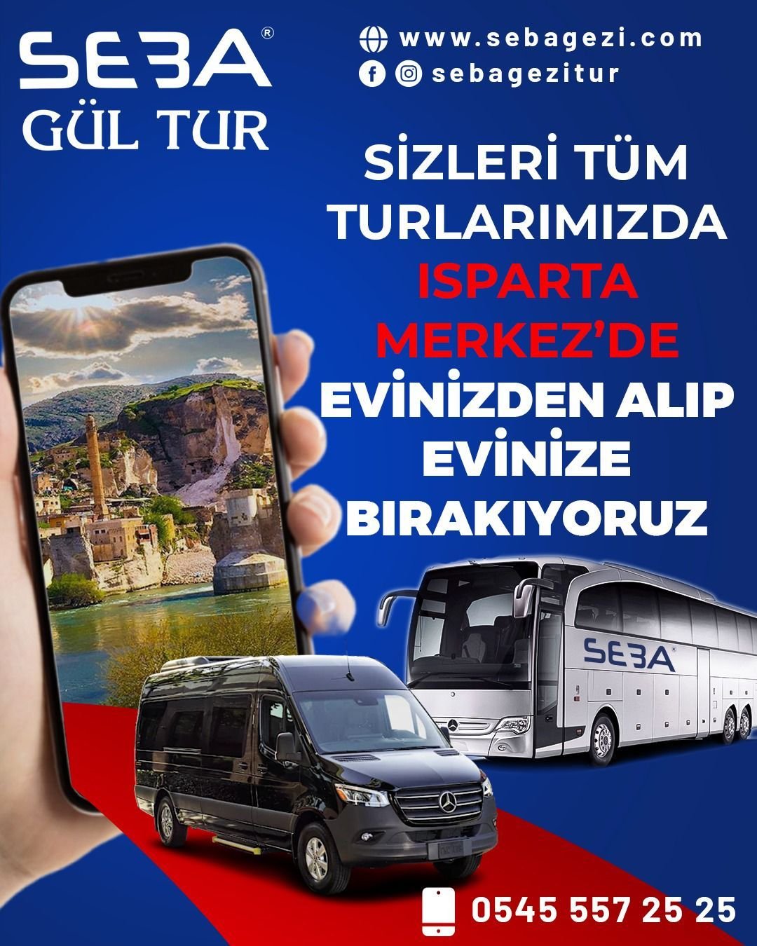 Seba Gül Tur’dan Isparta Merkez Misafirlerine Özel Hizmet