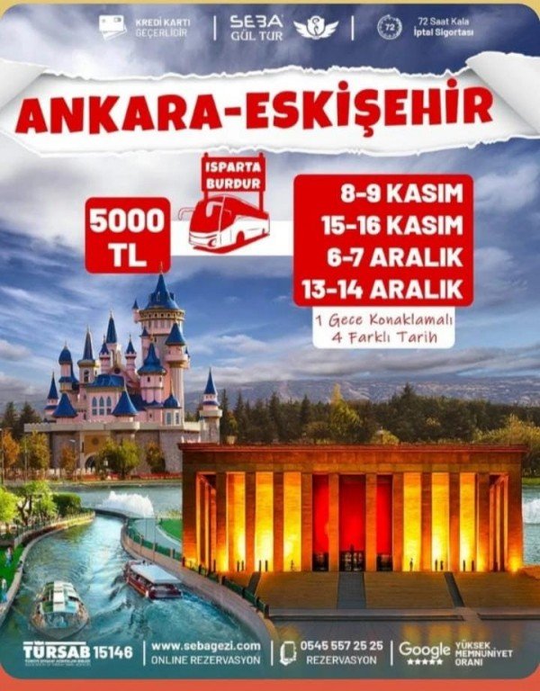 🏛️ ANKARA – ESKİŞEHİR TURU
