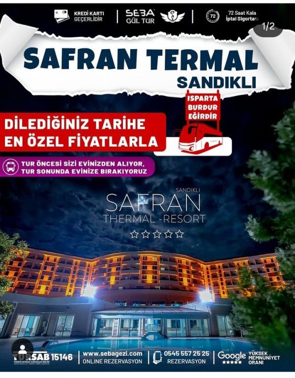 💧 TERMAL TATİL KEYFİ SEBA GÜL TUR İLE